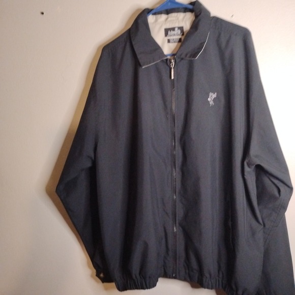 Ashworth Other - Ashworth Windbreaker Jacket Men Large Navy Blue Golf Full Zip Weather Systems
